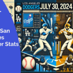 Los Angeles Dodgers vs San Diego Padres Match Player Stats on Jul 30, 2024